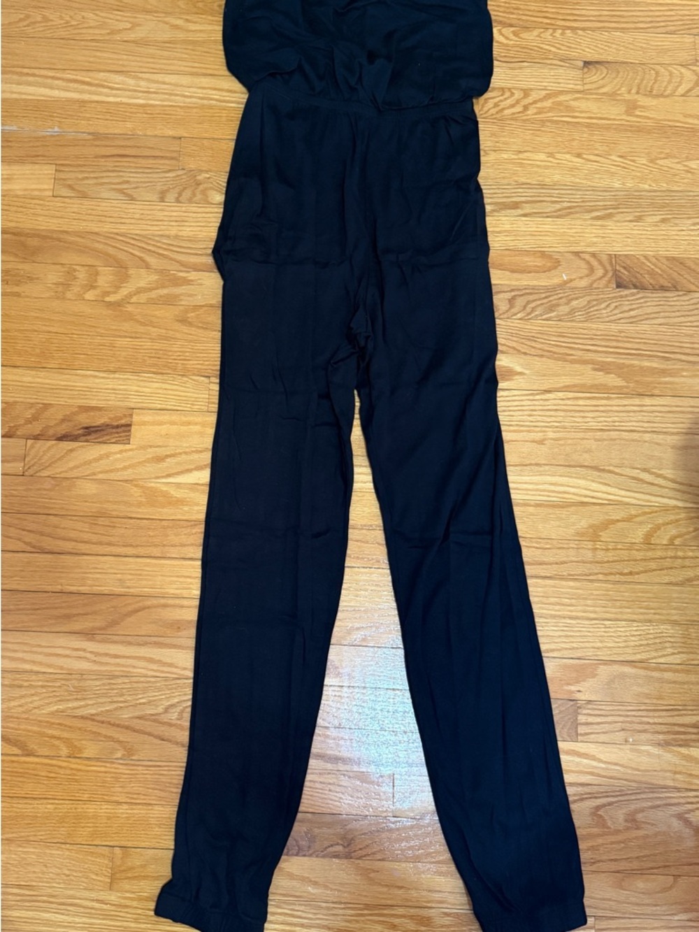 Black Strapless Jumpsuit